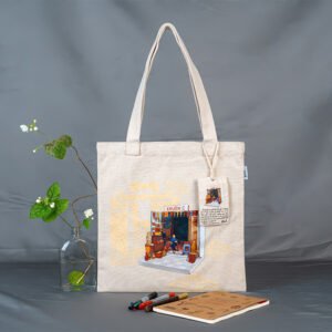 Canvas Tote Bag hang quat