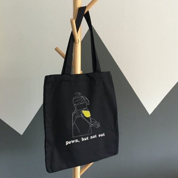 Personalized Line-Art Embroidered Tote Bag, Image & Message In Your Own Way, Personalized Bag, Various Color, Premium Fabric, Unique Birthday Gift, Personalized Gift - Image 7